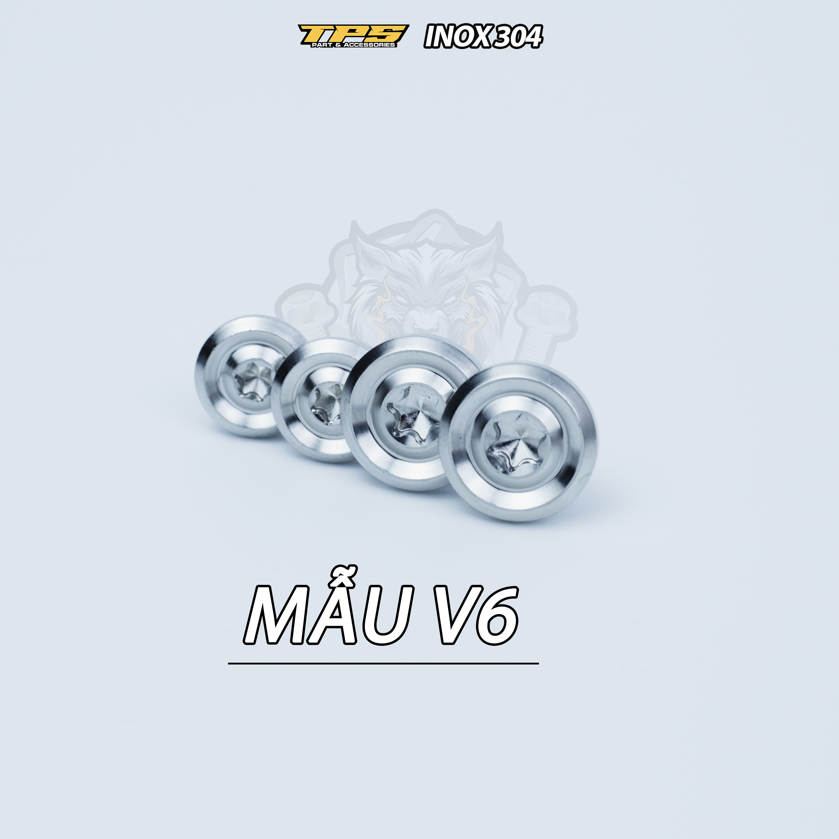 FULL ỐC ÁO INOX 304 -V6