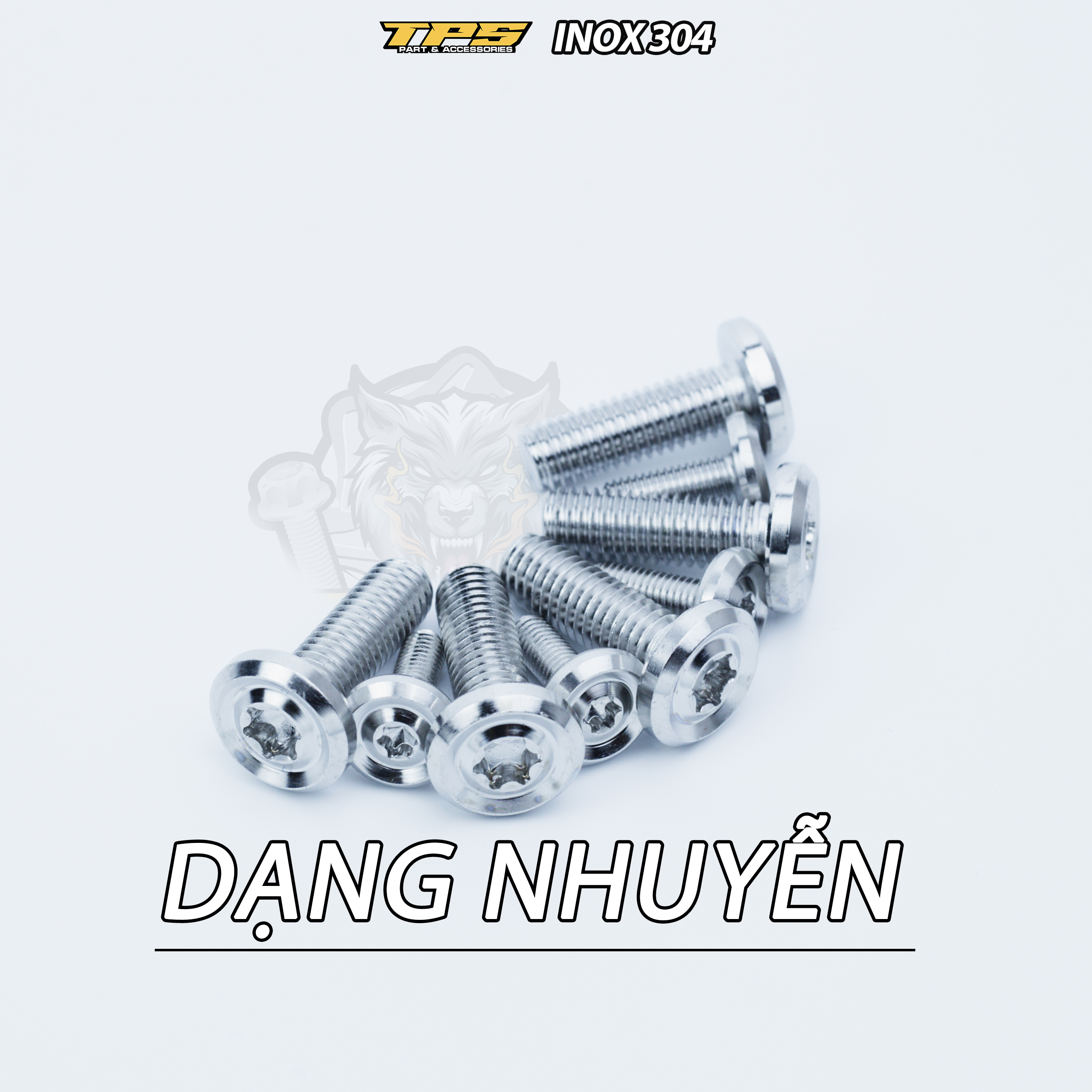 FULL ỐC ÁO INOX 304 -V6